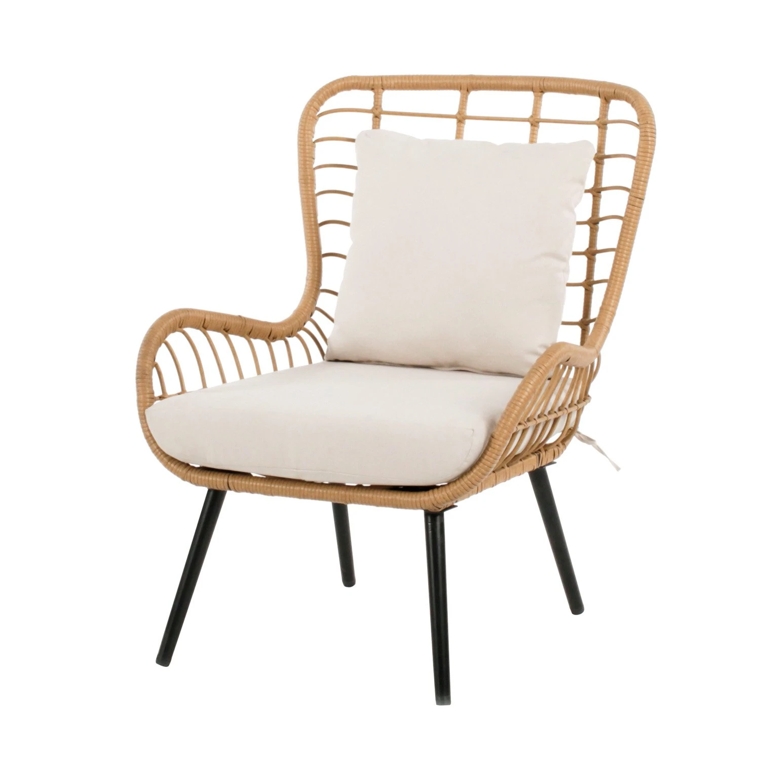 Royal Seasons COCOON Vlinderstoel Met Voetensteun Natural 4 Royal Seasons COCOON Vlinderstoel Met Voetensteun Natural - Afbeelding 2