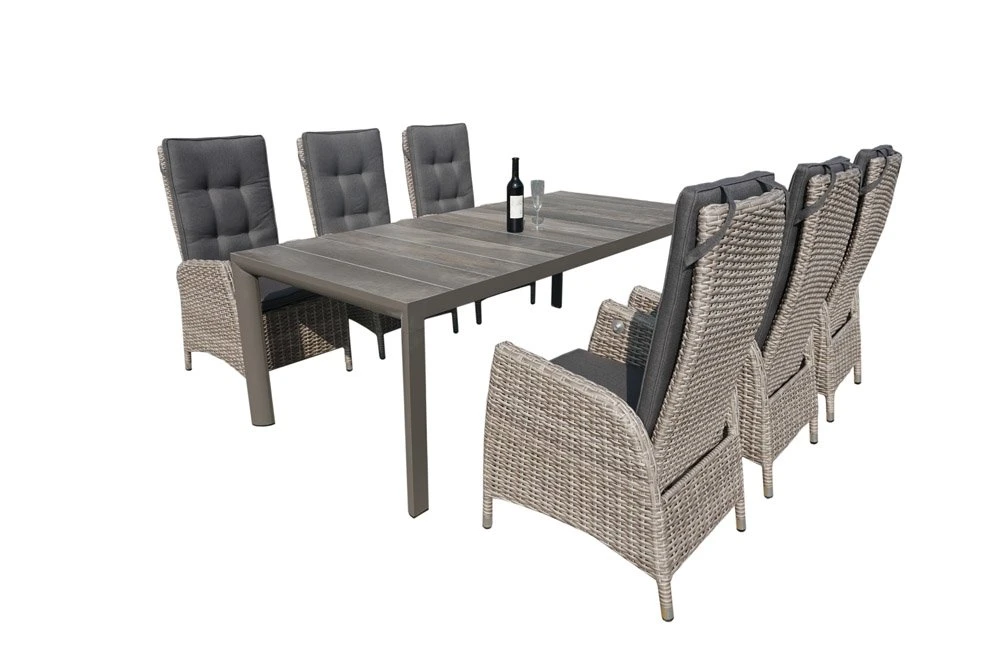 Royal Seasons MARBELLA Dining Tuinset - 7-delig 3 Royal Seasons MARBELLA Dining Tuinset - 7-delig