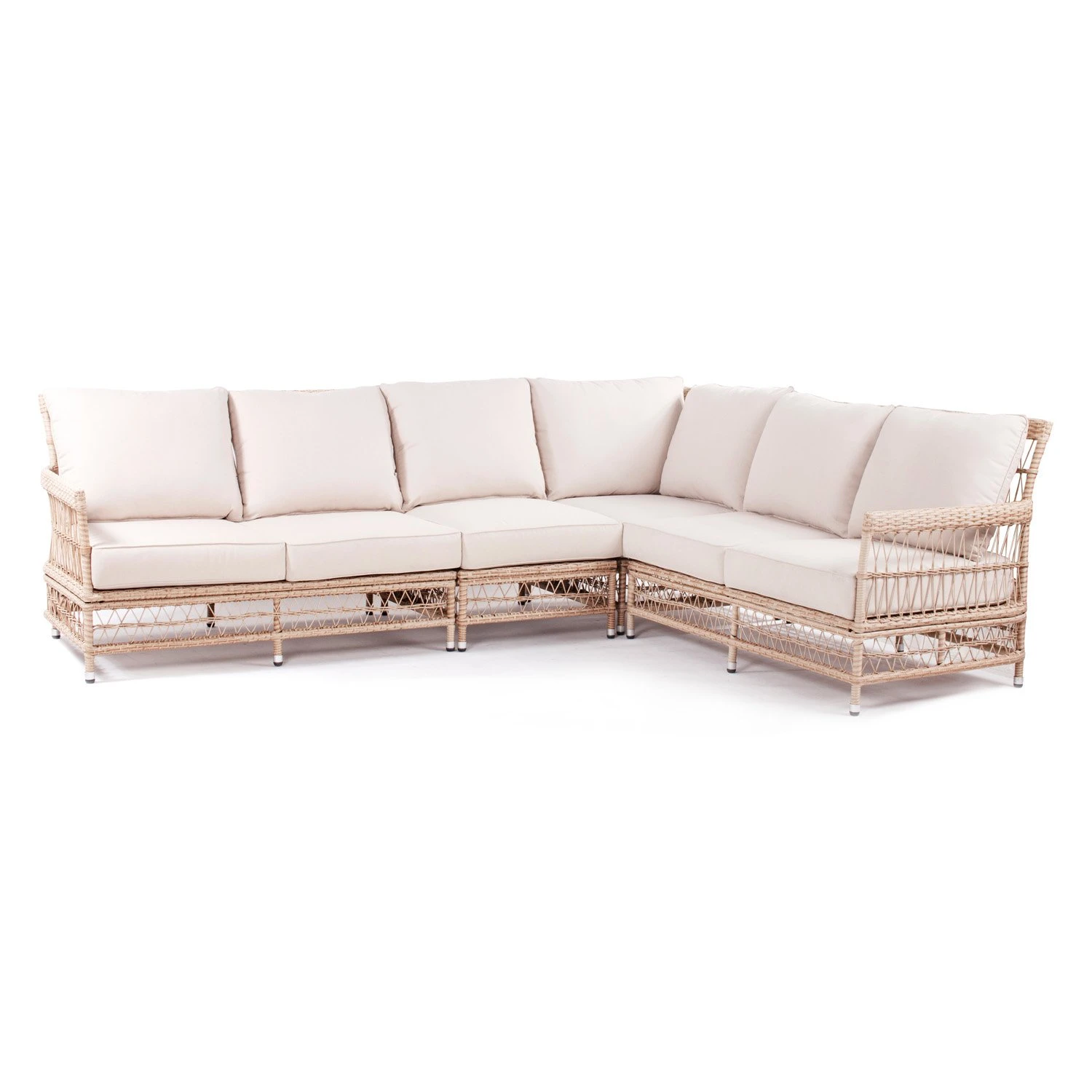 Royal Seasons MAURITIUS Hoeklounge Beige 3 Royal Seasons MAURITIUS Hoeklounge Beige