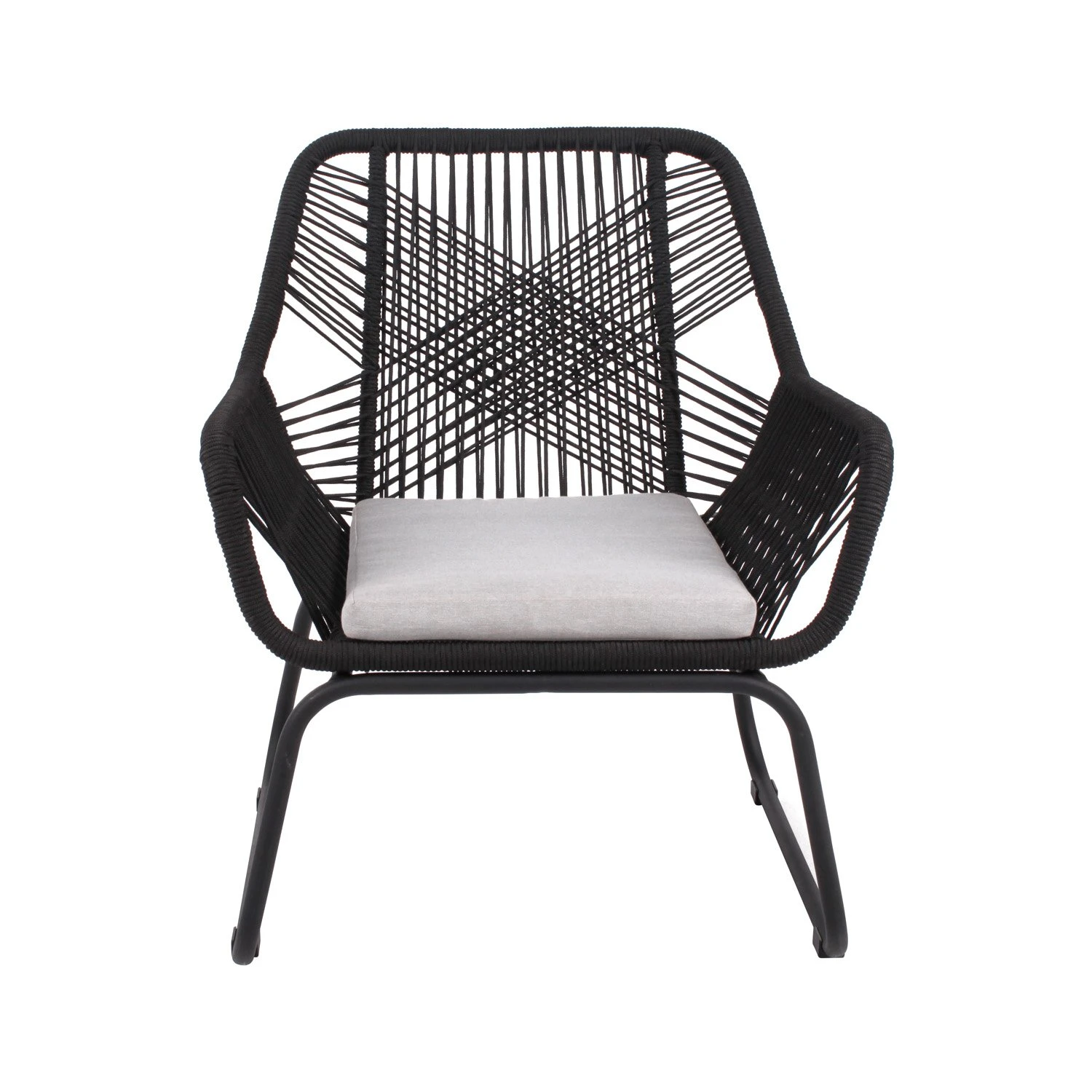 Royal Seasons NAPOLI Lounge Stoel Zwart 4 Royal Seasons NAPOLI Lounge Stoel Zwart - Afbeelding 2