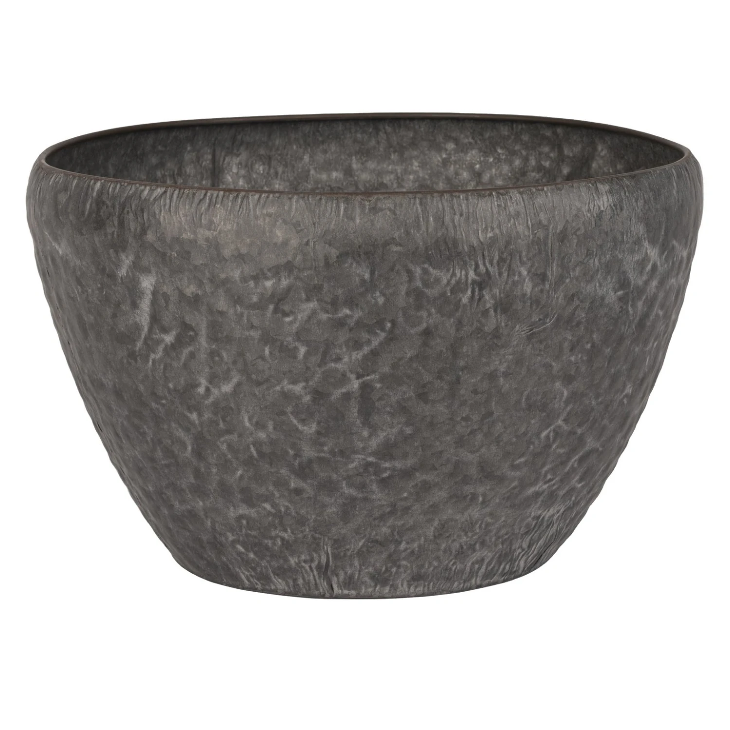 Schaal Metaal Antique Grey - Ø 33,5 X H 20 Cm 3 Schaal Metaal Antique Grey - Ø 33,5 X H 20 Cm