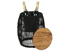 Seville Bijzet Tuintafel Zwart - Ø 40 X H 49 Cm -Buitentuin seville bijzet tuintafel zwart 40 x h 49 cm 1181x944 623469c0575ab l