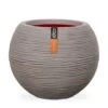 Vaas Bol Rib NL 62x48 Grijs -Buitentuin vaas bol rib nl 62x48 grijs 1587394384 l