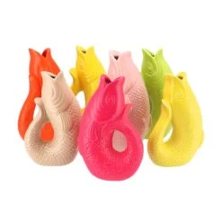 Vaas Happy Fish Double Groen 13x8x21cm -Buitentuin vaas happy fish double groen 13x8x21cm 1000x1000 640070e4e0f04 l